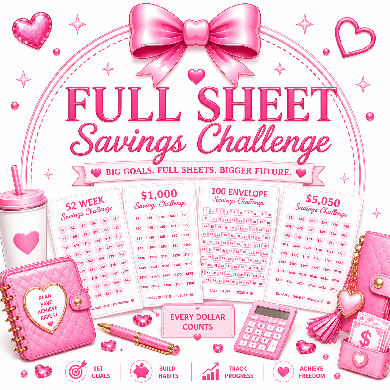 Full Sheet Savings Challenges