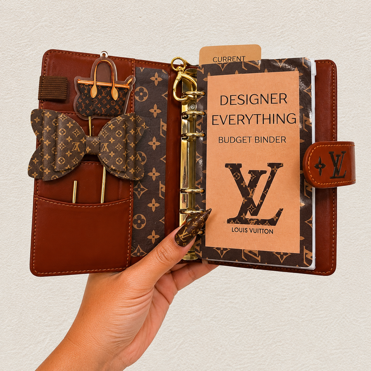 Designer-Inspired Budget Binder Set – Luxury Cash Budgeting & Savings Challenge Binder