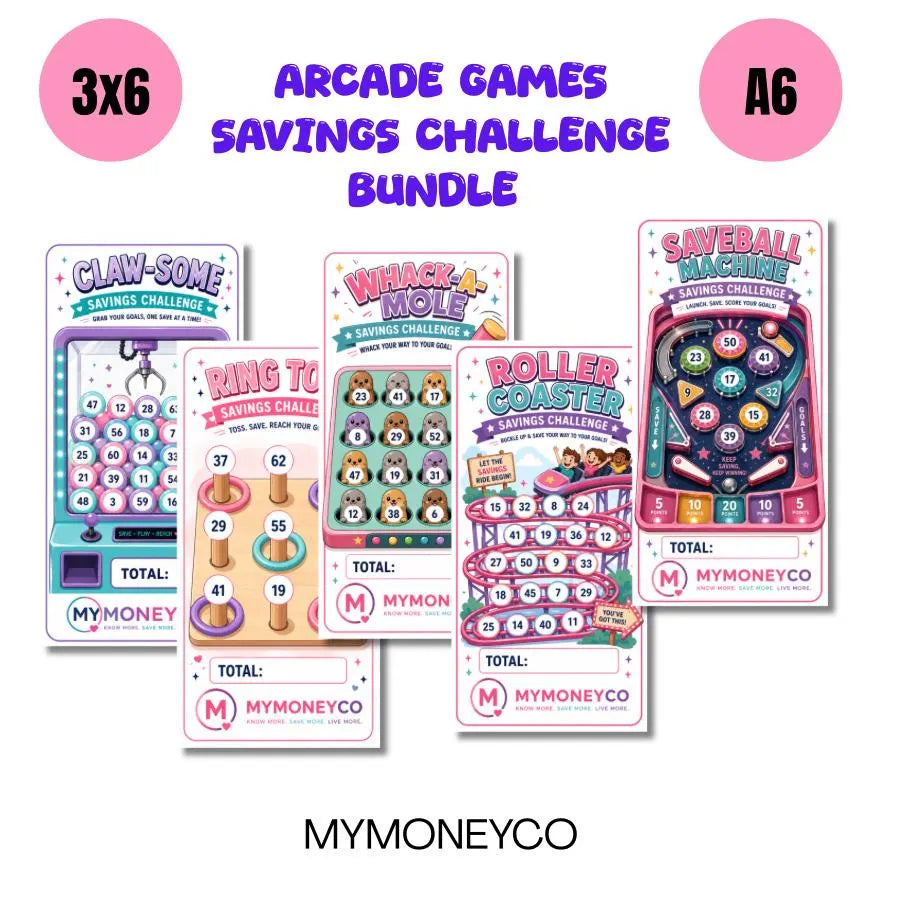 5 Arcade Games Savings Challenge Bundle