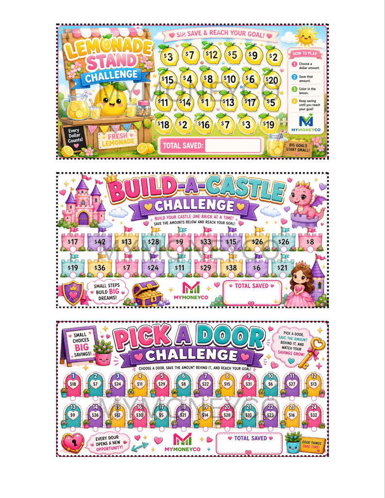 15 Game Savings Challenge Bundle