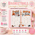 Basketball Bundle Savings Challenge PDF Digital Download A6 Format
