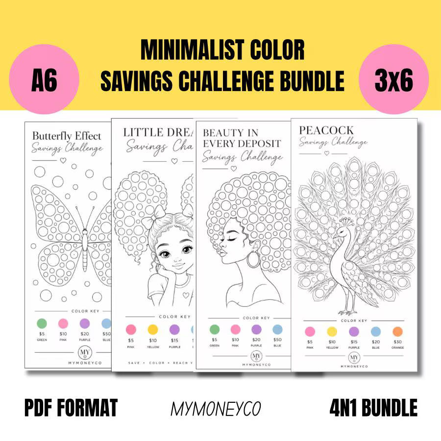 Coloring Savings Challenge Bundle