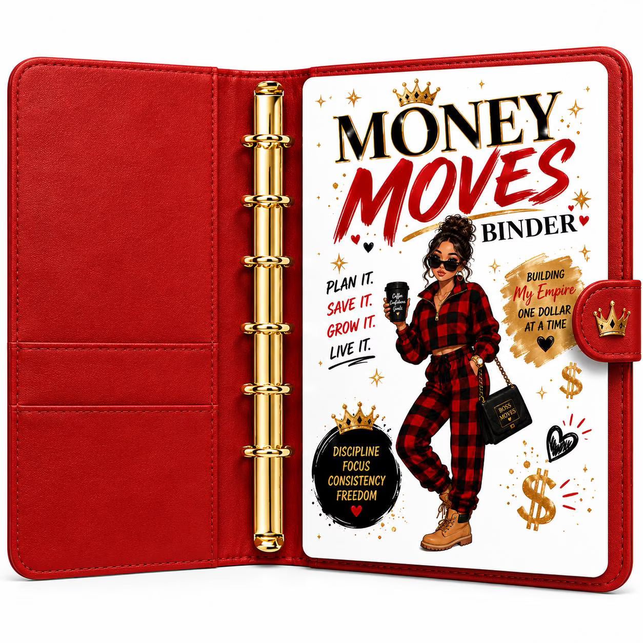 Money Moves A6 Binder Dashboard Printable |  Budget Binder (PDF Download)