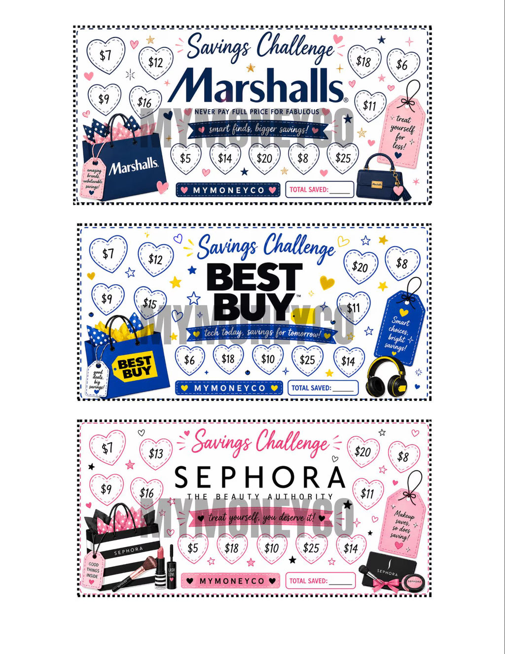 15 Shopping Savings Challenge Bundle
