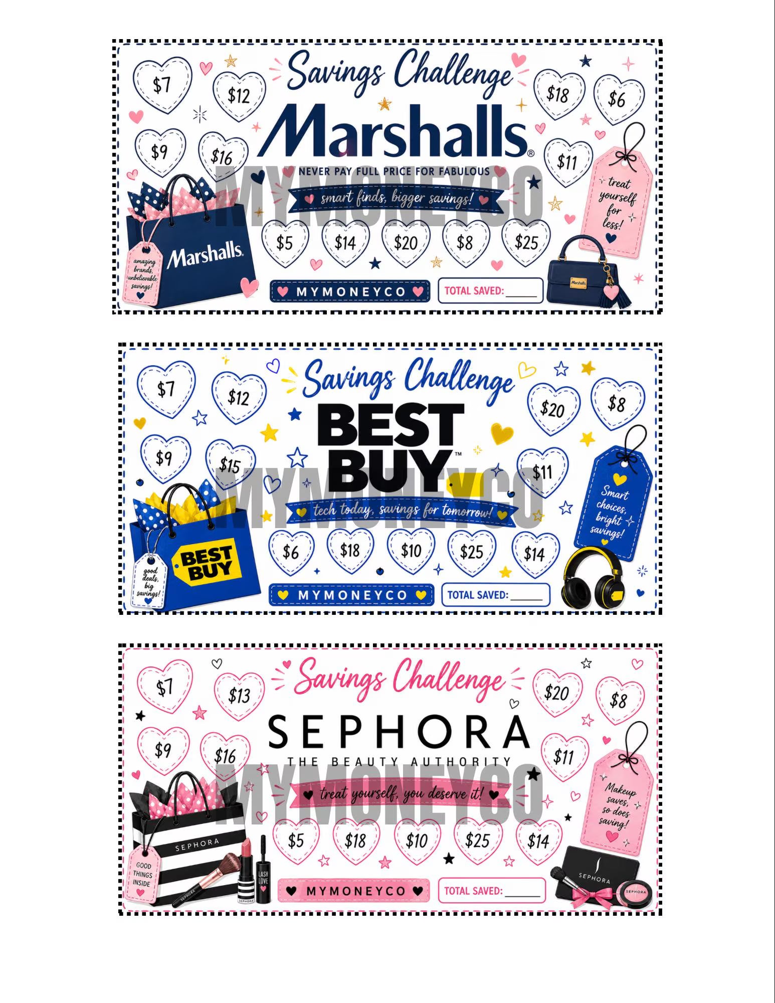 15 Shopping Savings Challenge Bundle