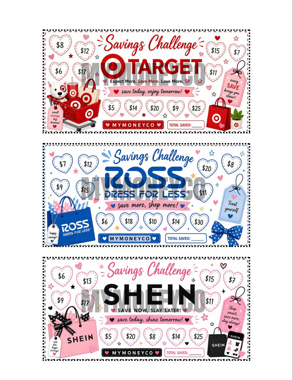 15 Shopping Savings Challenge Bundle