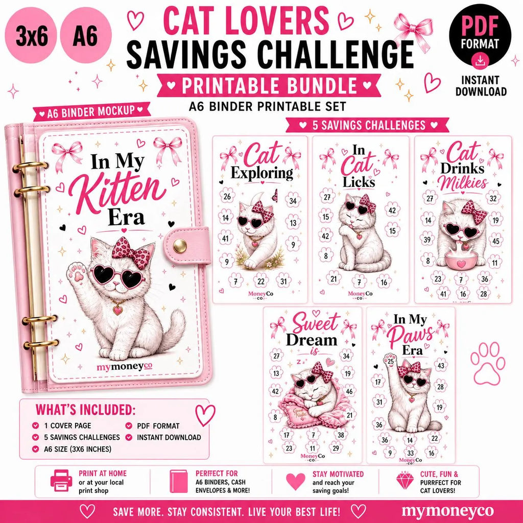 Kitty Era Savings Challenge Bundle